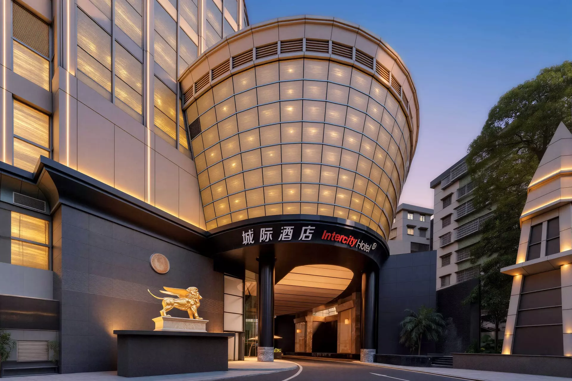 Intercity Hotel | A Rational Aesthetic Narrative of Modern Business Hospitality