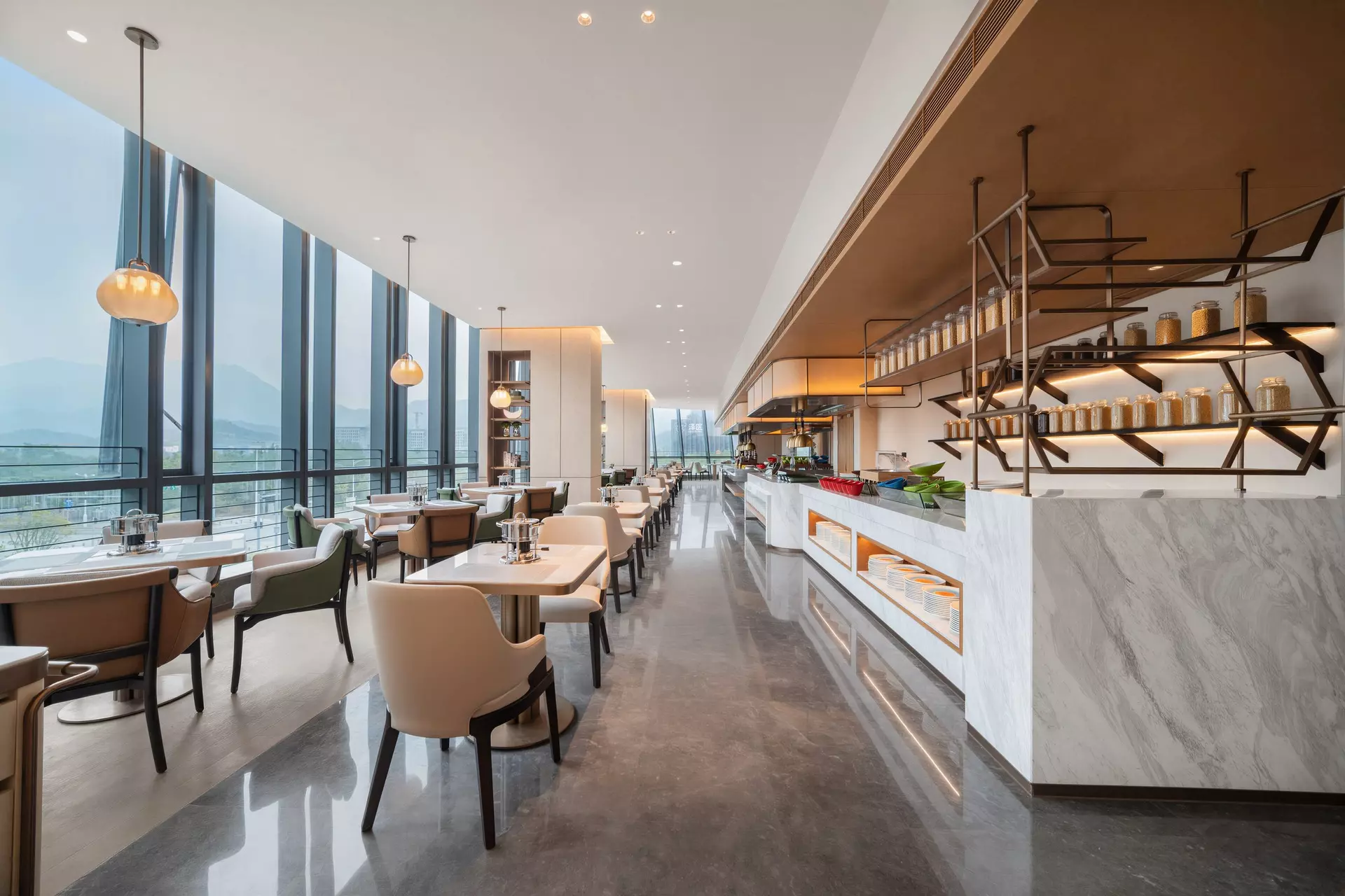 Hotel Cafe Lounge Seating Customization