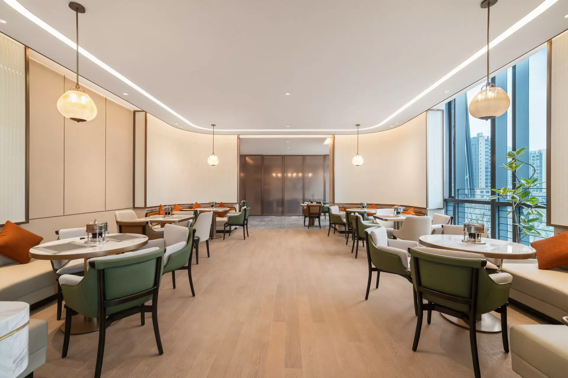 Grand Skylight Hotel Cafe Interior Detail