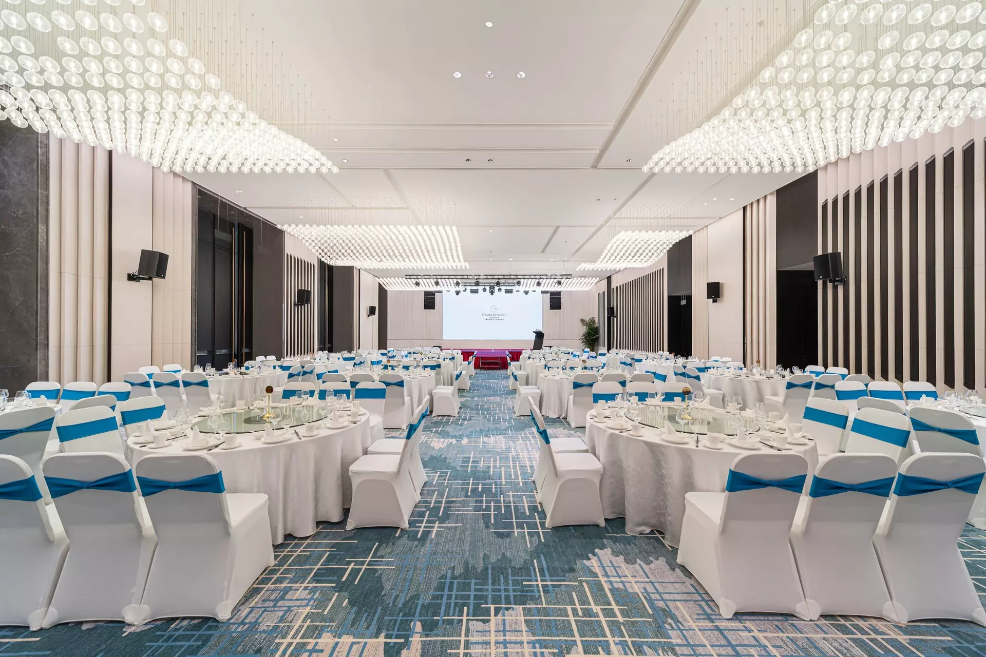 Grand Skylight Hotel Grand Banquet Hall Custom Wood Doors