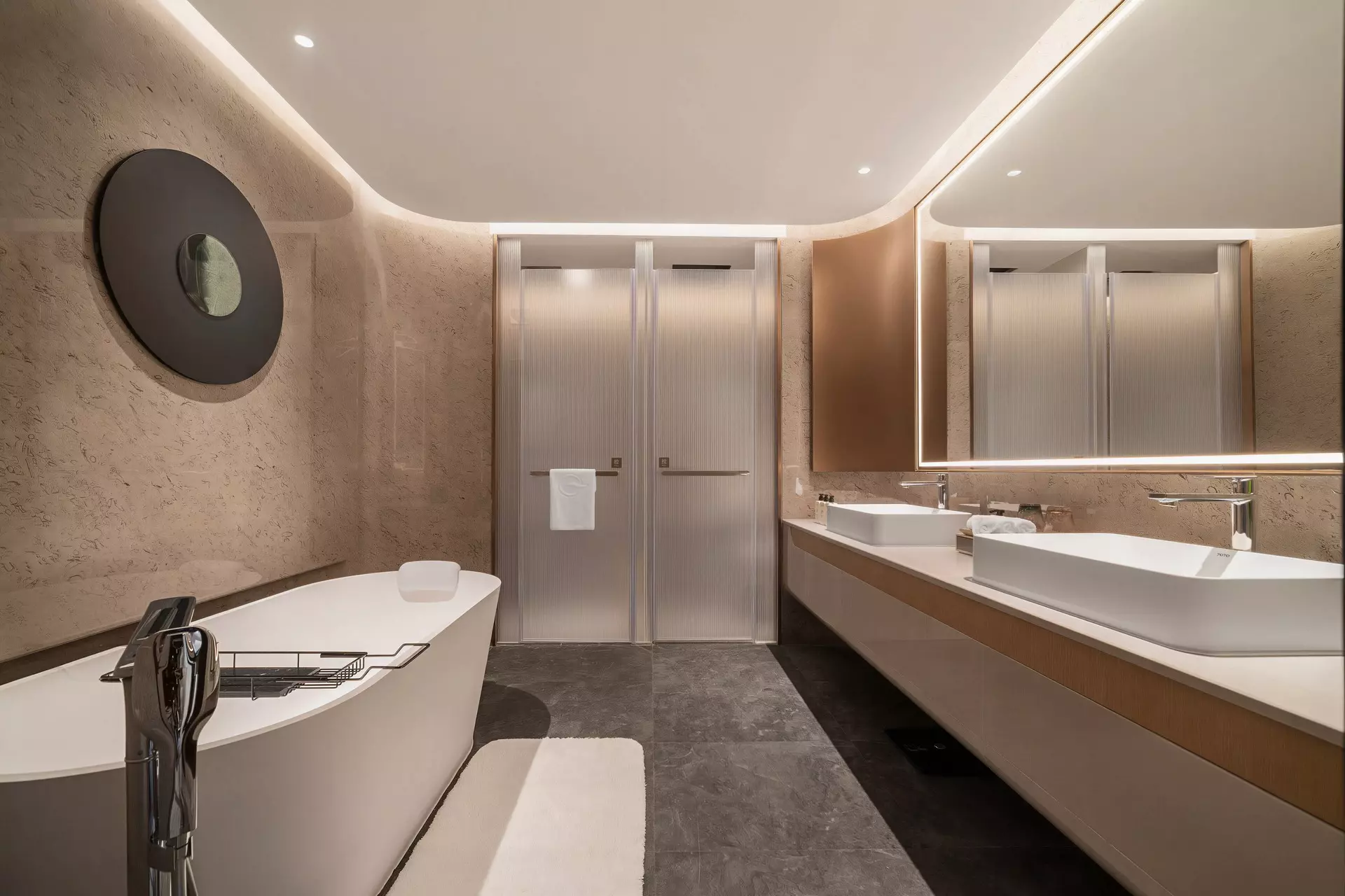 Bespoke Vanity and Bathroom Millwork Grand Skylight Hotel