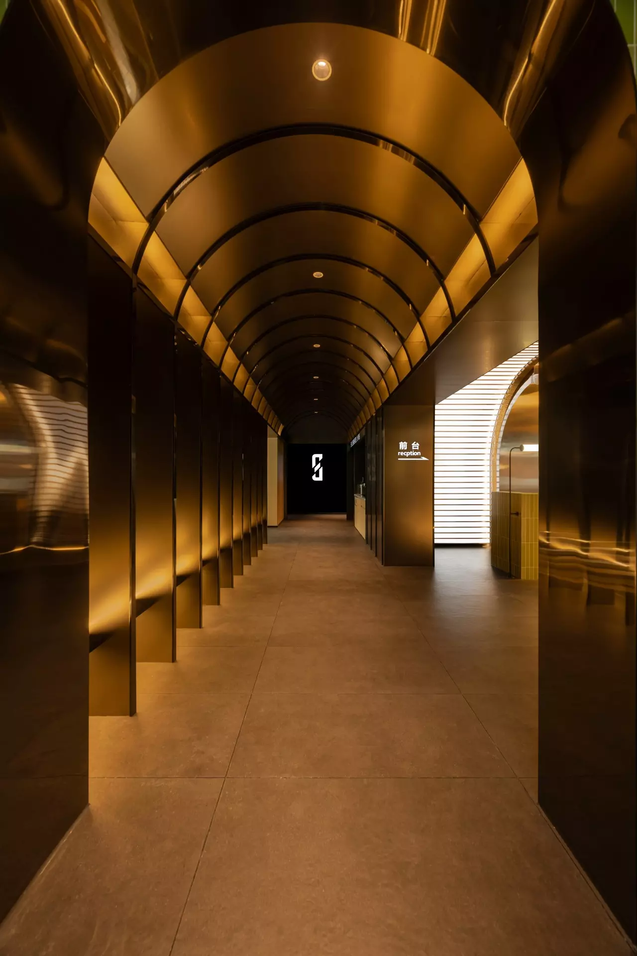 Avant-garde color-blocked wall panels and custom hotel joinery solutions